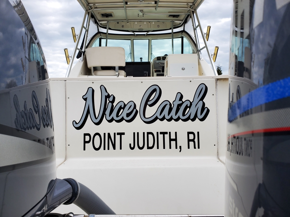 Catching Rays Boat Lettering Boat Lettering – RIWraps